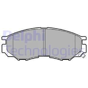 MITSUBISHI гальмівні колодки передн. Space Gear -01 Delphi LP1010