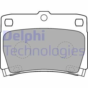 Гальмівні колодки, дискові Delphi LP1546