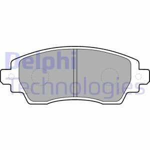 A_Гальмівні колодки дискові TOYOTA Corolla E "F "97-02 Delphi LP1560