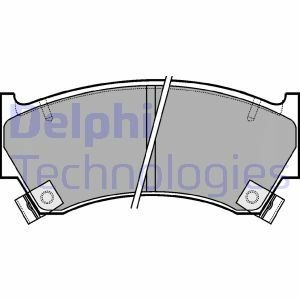 Тормозные колодки Delphi LP1590