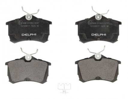 Гальмівні колодки дискові HONDA Accord "R "98-08 Delphi LP1626 (фото 1)