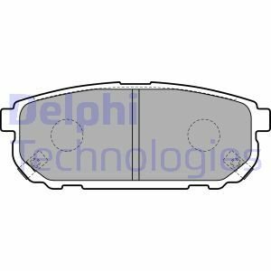 Гальмівні колодки, дискові Delphi LP1850 (фото 1)