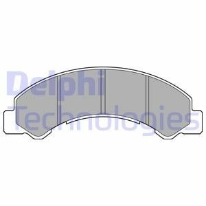 К-т тормозных колодок TOYOTA DYNA 06- Delphi LP2769