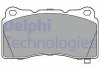 DELPHI TESLA Тормозные колодки передн.Tesla S 12-,Cadillac,Ford   (с-ма Brembo) LP3362