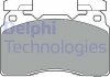 DELPHI OPEL Тормозные колодки передние Insignia B 17- LP3366