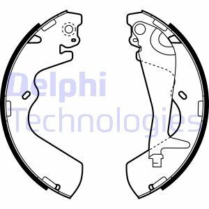 Гальмівні колодки, барабанні Delphi LS1934