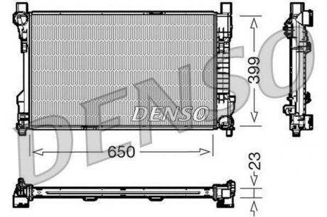 Конденсер DENSO DRM17081 (фото 1)