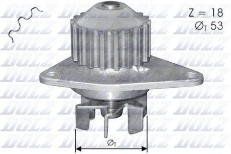 Водяной насос DOLZ C114 (фото 1)