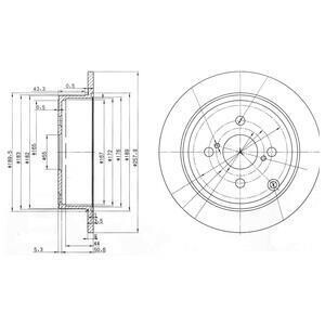 - Гальмівний диск Drive+ DP1010.11.0164