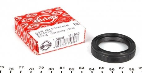 Сальник двигателя FRONT VAG 35X48X10 PTFE AZA/AGB/AJK/ARE/BES/CAGA ELRING 155.560
