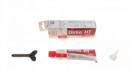 Герметик 70 ml Dirko HT (-60°C +315°C) червоний (аналог 705.707) ELRING 705.708