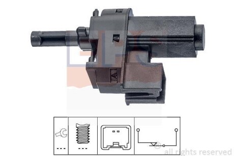 FORD Выключатель STOP-сигналов B/C/S-Max, Fiesta, Focus, Mondeo, Kuga, 02- EPS 1.810.221 (фото 1)