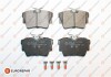 EUROREPAR VW Тормозные колодки задн. TRANSPORTER 98- 1617269080