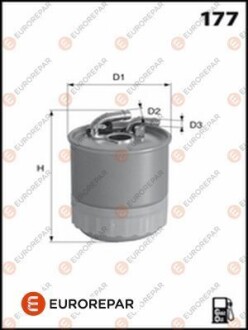 E:DIESEL FILTER EUROREPAR 1643630380 (фото 1)