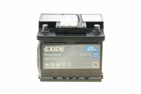 Стартерна батарея (акумулятор) EXIDE EA472 (фото 1)