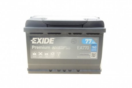 Акумулятор EXIDE EA770 (фото 1)