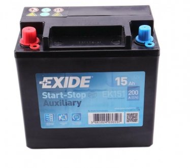 Аккумуляторная батарея EXIDE EK151 (фото 1)