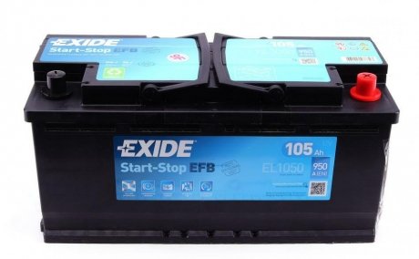Стартерна батарея (акумулятор) EXIDE EL1050