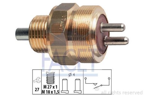 Датчик заднього ходу MB Sprinter (903/904) 2.3/2.9 97-06 FACET 7.6147