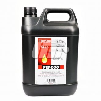 Тормозная жидкость (DOT 4), 5л FERODO FBX500 (фото 1)
