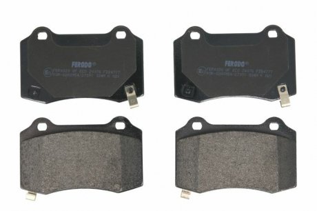 Комплект тормозных колодок, дисковый тормоз FERODO FDB4777 (фото 1)