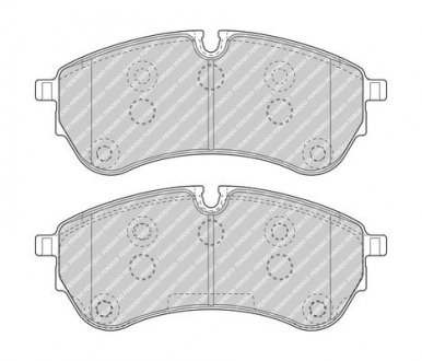 Гальмівні колодки, дискові FERODO FVR5067 (фото 1)
