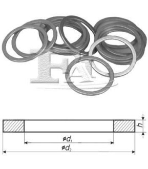 Ущільнювач пробки піддона Fischer Automotive One (FA1) 818.760.010