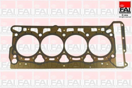 VW Продкладка ГБЦ Passat 1,8-2,0TSI -07, Tiguan, AUDI A3 (8P1) 1.8 06-12, A3 (8P1) 2.0 04-12, SKODA OCTAVIA II (1Z3) 1.8 TSI 09-13 Fischer Automotive One (FA1) HG1666 (фото 1)