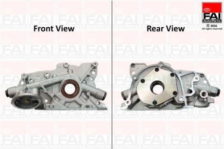 FAI LADA Насос масла 110 (2110) 2.0 i 96-00, OPEL ASTRA F универсал (T92) 2.0 i 93-98, CALIBRA A (C89) 2.0 90-97, VECTRA A (J89) 2000/GT 16V 90-95 Fischer Automotive One (FA1) OP165