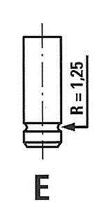 Клапан впускний OPEL 3692/SCR IN FRECCIA R3692SCR