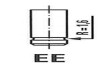 Клапан випускний SUZUKI 6217/RNT SCAR. 98-00 R6217RNT