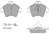 Колодки тормозные FBP-1032