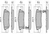 Колодки гальмівні FBP-1526
