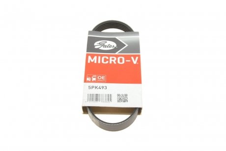 Поликлиновые ремни Micro-V (Пр-во) Gates 5PK493