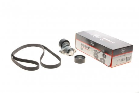 Ремкомплекты привода вспомогательного оборудования автомобилей Micro-V Kit (Пр-во) Gates K015PK1750