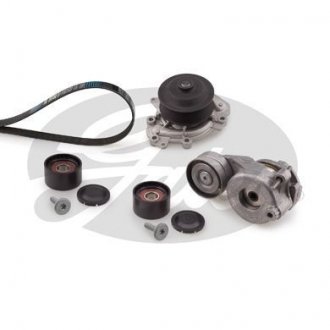 Ремкомплекты привода вспомогательного оборудования автомобилей с водяным насосом Micro-V Kit (Gates KP17PK2035-2 (фото 1)