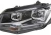 HELLA VW Фара основная галоген с лампами,мотором,H7/H7 W21/5W с дневн.светом прав.Caddy IV 15- 1EA 012 286-061