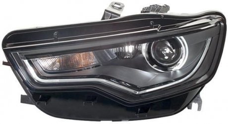 VW Фара основная Bi-Xenon с мотором,без ламп,без предвкл.прибора D3S/H7 PSY24W с дневн.светом лів.Audi A6 11- HELLA 1EL 011 150-351 (фото 1)