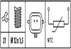 RENAULT Датчик температуры Dacia Dokker,Logan,Kangoo 08-,Nissan Qashqai,X-Trail,Opel Vivaro,Clio III,Trafic III 14- HELLA 6PT 009 309-471 (фото 2)