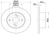 HELLA TOYOTA Гальмівний диск задн. COROLLA 1.4, 1.6, 1.9 99- 8DD 355 111-711