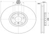 PRO HIGH CARBON BMW Гальмівний диск передн. правий X5 (E70), X5 (F15, F85), X6 (E71, E72) HELLA 8DD 355 120-731 (фото 2)