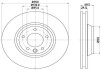 HELLA PRO HIGH CARBON AUDI диск гальм. передн прав. Q7 06- VW Touareg 5.0TDI 8DD 355 128-071