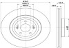 HELLA PRO HYUNDAI Гальмівний диск передн. i30 2.0 17- 8DD 355 132-681