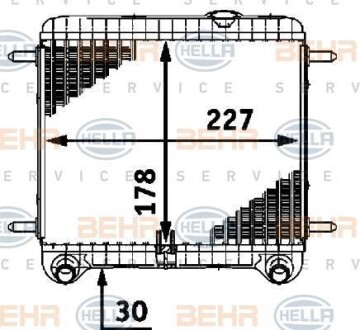 Радиатор (АКПП) HELLA 8MK 376 718-561