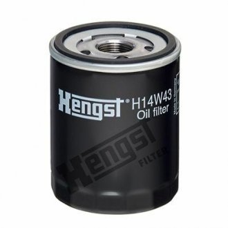 Фільтр оливи HENGST FILTER H14W43 (фото 1)