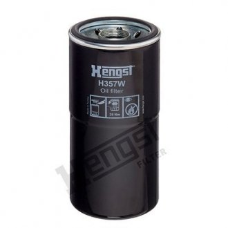 Фільтр масляний HENGST FILTER H357W (фото 1)