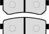 Колодки гальмівні дискові задні HYUNDAI, KIA (вир-во) HERTH+BUSS JAKOPARTS J3610312 (фото 2)