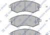 Комплект гальмівних колодок з 4 шт. дисків SP1054-F