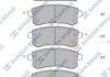 Тормозные колодки дисковые задние SP1801