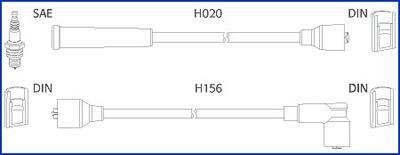 Провод высокого напряжения HITACHI (Huco) 134227